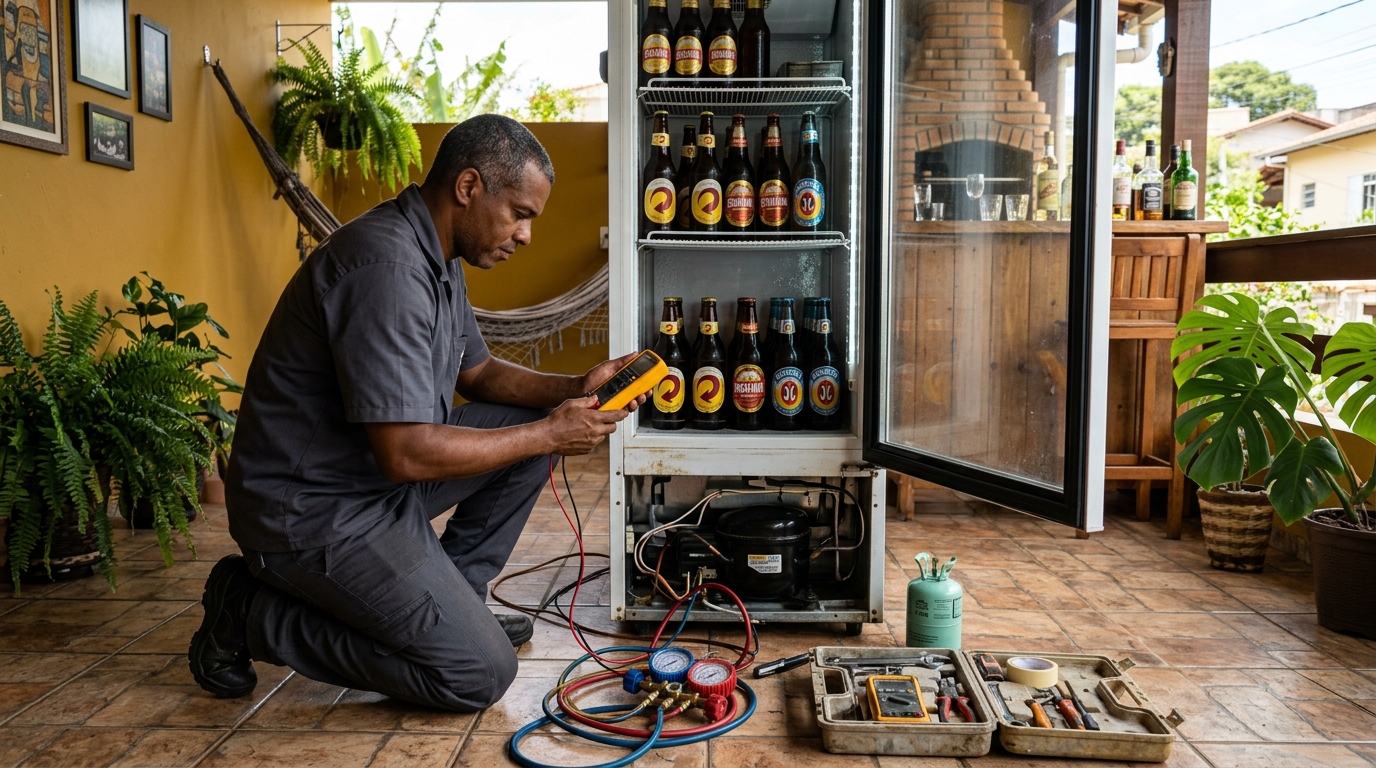 Conserto de placa eletrônica de cervejeira em João Pessoa‑PB